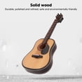 thumbnail image 4 of Miniature Wooden Guitar Model, Mini Musical Instrument High Simulation Coated  With Stand And Case For Home, 4 of 8