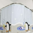 thumbnail image 4 of Abbracc Tringle de Rideau de Douche d'Angle Montée en Surface Poteau de Bain Courbé en Acier 304 Facile, 4 of 9