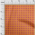 thumbnail image 1 of oneOone Silk Tabby Fabric Gingham Check Decor Fabric Printed BTY 42 Inch Wide, 1 of 4