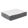 thumbnail image 1 of Cama ortopédica para perros PETMAKER de espuma viscoelástica de 2 capas, 20 x 15 cm, gris, 1 of 7