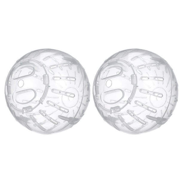 Bolas de Ejercicio Transparentes para Hámster, Rueda de Ejercicio para Hámsteres Enanos y Mascotas Pequeñas. Reduce el Aburrimiento y Aumenta la Actividad.