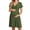 Army Green_Style1, variant on Maternity Dress for Photoshoot 3 in 1 Labor/Delivery/Hospital Gown Maternity Nursing Nightgown Sleepwear for Breastfeeding Casual Baby Shower Dress S-XXL