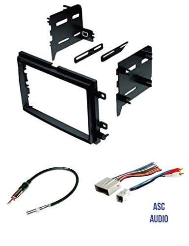 No Factory Premium Amp/JBL ASC Audio Car Stereo Dash Install Kit and Wire Harness for Installing an Aftermarket Single or Double Din Radio for 2006 2007 2008 2009 2010 2011 Toyota RAV4 RAV 4 