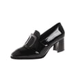 thumbnail image 1 of Zapatos puntiagudos de primavera y otoño para mujer, moda británica, hebilla cuadrada, tacones altos, moda, estilo a juego, tacones altos para mujer 41 Gao Jinjia LED, 1 of 2