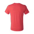 thumbnail image 3 of BELLA+CANVAS T-Shirt Unisexe Col Rond Triblend Manches Courtes, 3TG, Rouge Triblend, 3 of 3