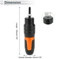thumbnail image 4 of Protector de guardabarros de aleación de aluminio de 10mm para slider de marco de motocicleta, protección contra choques, 40mm, 185mm, Naranja, 1 Pc, 4 of 7
