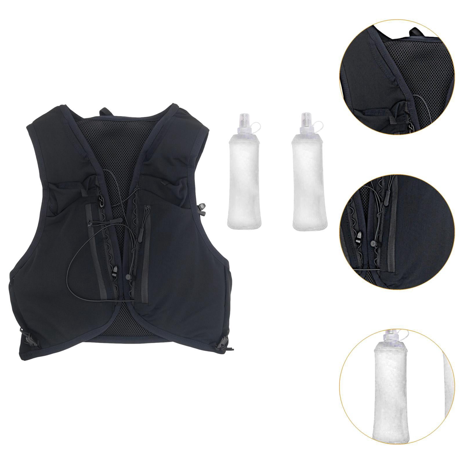 harayaa Running Vest for Men Women with Multiple Pockets Pack Water Pack for Hiking Backpacking Mountain Climbing XL
