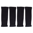 thumbnail image 1 of FELTECHELECTR pares de protectores de brazo con protección solar UV, mangas largas sin dedos, guantes para montar al aire libre para niños (negro), 1 of 7