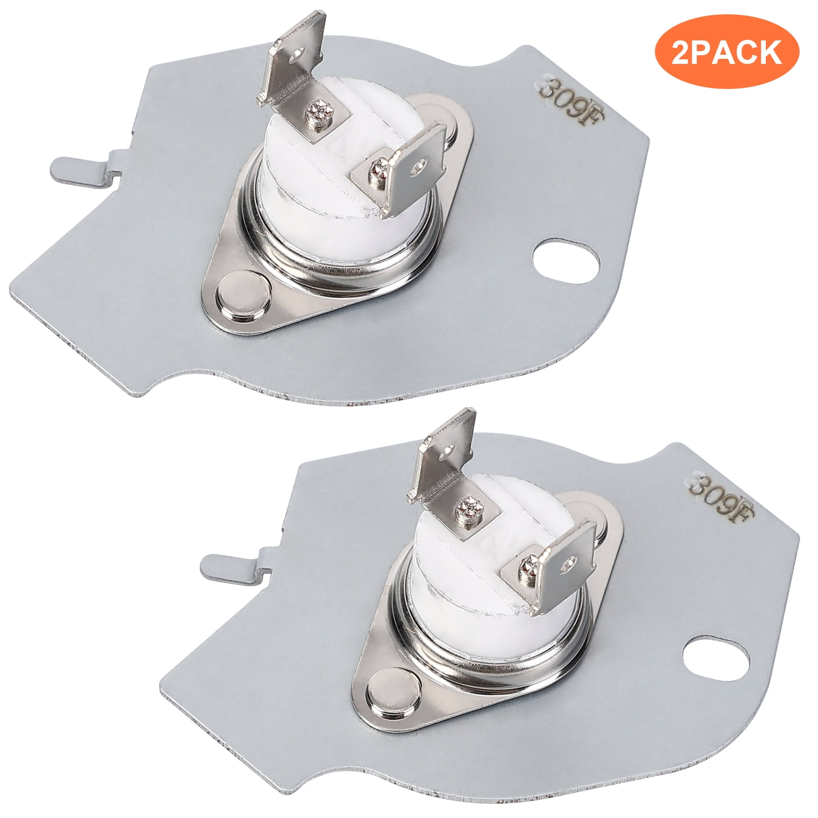 Simzone 2 Pack 3977393 Dryer Thermal Fuse Replaces Replaces AP3094244 3399848 AH334299 279816VP