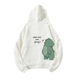 thumbnail image 3 of Sudadera unisex con capucha para hombre y mujer, ropa Y2k con estampado divertido de dinosaurios, sudadera de manga larga, primavera y otoño, 3 of 5