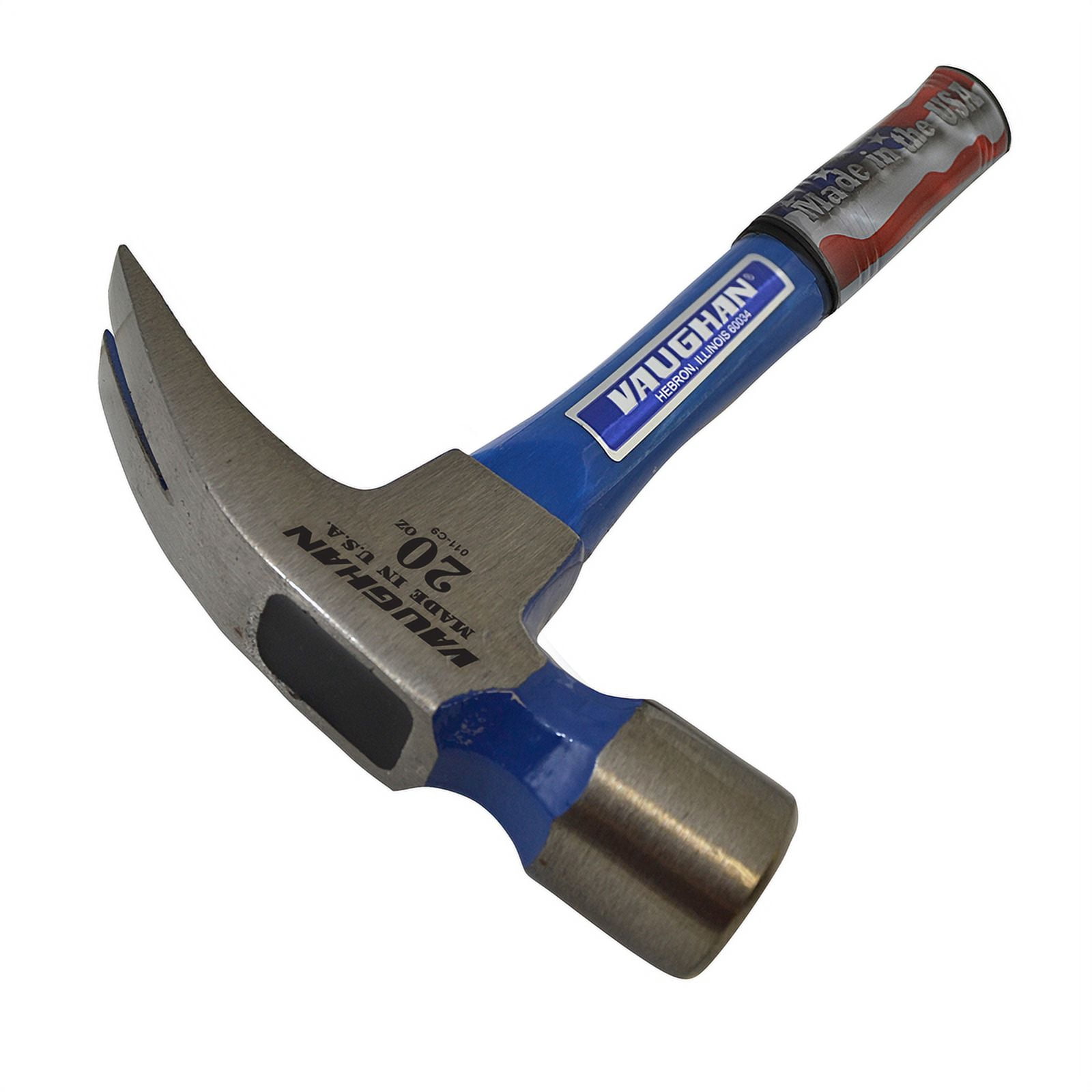 Vaughan 20 oz Smooth Face Fiberglass Rip Hammer, 14" handle