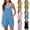 Dark Blue#1, variant on pstuiky Womens Jumpsuits, Solid Color Loose Short Outfits for Vacation Suspender with Pockets Active Fit Rompers for Women Dressy Dark Blue L