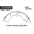 thumbnail image 2 of Centric Parts 111.06380 Brake Shoe, 2 of 4