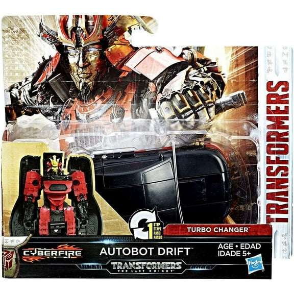 Hasbro Transformers Collectible The Last Knight 1-Step Turbo Changer Action Figure Autobot Drift