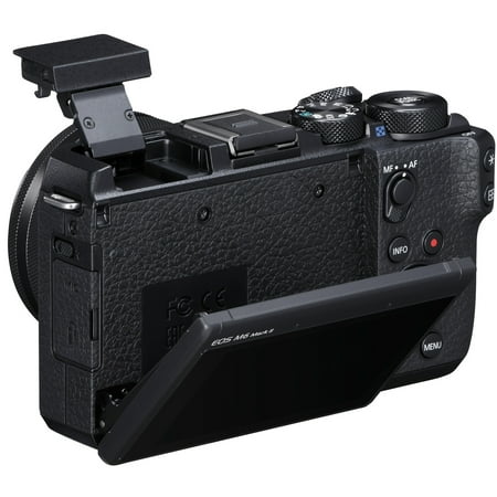Canon - EOS M6 Mark II Mirrorless Camera with EF-M 18-150mm Lens and EVF-DC2 Viewfinder - Black
