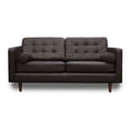 thumbnail image 3 of Sala de Piel Genuina Sofá y Love Seat ConfortoPiel  Noruega Chocolate, 3 of 5
