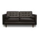 thumbnail image 3 of Sala de Piel Genuina Sofá y Love Seat ConfortoPiel  Noruega Chocolate, 3 of 5