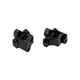 thumbnail image 5 of Bujes C Delanteros De Coche RC, Bujes C Delanteros De Aleación De Aluminio De Mayor Durabilidad Y Mayor Resistencia Para Camión Losi 1/18 Mini T 2,0 2WD ANGGREK Negro, 5 of 8