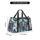 thumbnail image 3 of Disketp Butterflies Skull Bows Bolsa de Viaje Tipo Duffle, Bolso de Mano para Fin de Semana para Mujer, Bolsa de Gimnasio Ligera para Hombre, Esencial para Viajes, 3 of 7