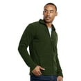 thumbnail image 4 of SLM Mens Polar Fleece Long Sleeve Full Zipper Zip Up Jacket Winter Turtleneck, 4 of 4