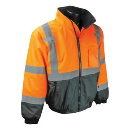 

Sj110b Two-In-One High Visibility Bomber Safety Jackets 4xl Polyester Orange