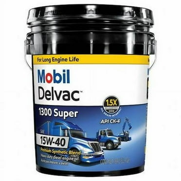 Mobil MOBIL DELVAC 1300 SUPER 15W-40, 5GA PAIL