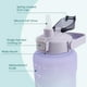 thumbnail image 2 of Lieonvis Botella de Agua de 2 Litros Botella de Agua Motivacional con Marcador de Tiempo y Capacidad Botella de Agua Deportiva sin Bpa Marcas de Tiempo de Seguimiento Medidas Diarias Taza de Agua Garantiza Beber Suficiente Agua para Gimnasio, 2 of 8