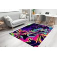 thumbnail image 3 of Trippy Marble Swirls Indoor Area Rug,Colorful Swirl Pyschedelic Soft Rugs for Bedroom, Easy Clean Home Decor Low Pile Carpet, Modern Area Rug for Living Room,Kids Room,Bedroom,Office 3x4ft, 3 of 6