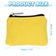 thumbnail image 2 of Uxcell Monedero de 3.54" x 4.72" con cremallera, Bolsas organizadoras pequeñas para cambio, Lona para el hogar, Amarillo, 2 of 6