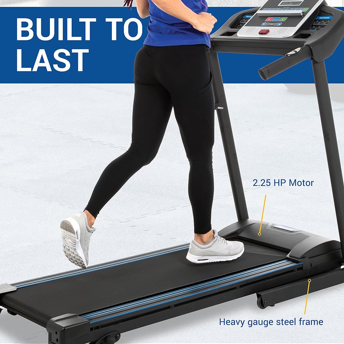 XTERRA Fitness TR150 Folding Treadmill Black - image 3 of 9