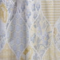 thumbnail image 4 of Designart 'Patchwork Hearts Pattern' Patterned Curtain Panel, 4 of 5