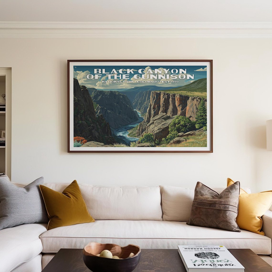 Black Canyon of the Gunnison National Park Nature Poster