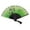 Green, variant on TIELUTT Handheld Folding Fan Set Traditional Chinese Paper Fan for Room Wall Clips for Hanging Paper Hand Held Fans in Bulk Wedding Folding Fans for Women Paper Banner String Just Married Decorations