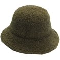 thumbnail image 6 of CoCopeaunts Ladies Bucket Hat Autumn Winter Lambswool Velvet Fisherman Hats Simple Solid Color Casual All-Match Bucket Caps, 6 of 8