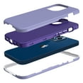 thumbnail image 2 of Nalacover Slim Case for iPhone 13  Pro 6.1 inch,Stylish Triple Layer Protection Hard PC + Soft TPU Silicone Hybrid Shockproof Camera Lens Protective Anti-drop Fit Back Phone Cover.Lightpurple, 2 of 7