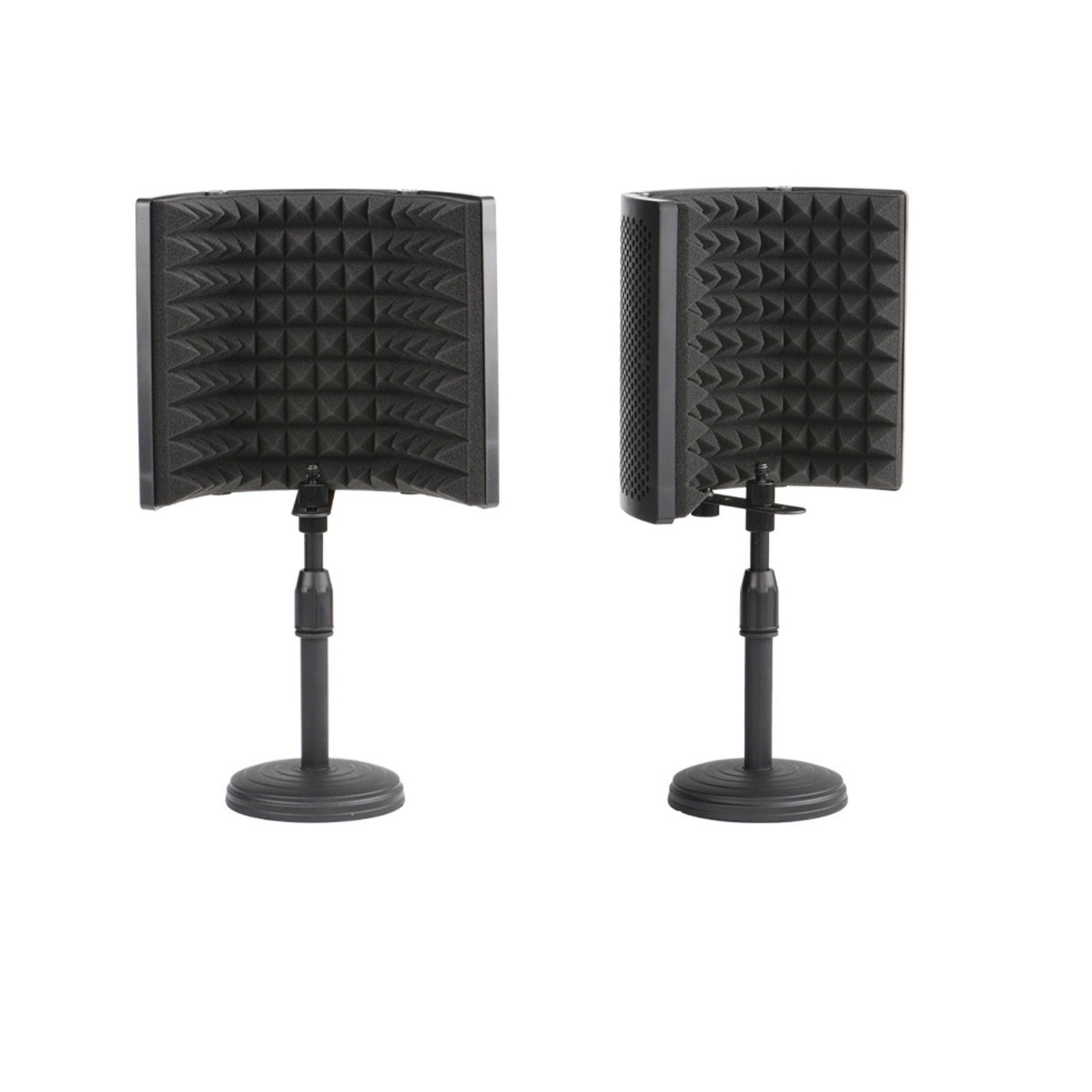 Isolation Can Fixed on Desk or Tabletop Microphone Stand Sturdiness 7.48in Panel Heights Long Lasting Perform
