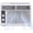 5000BTU, variant on 6000 BTU Window Air Conditioner, Energy Efficient Quiet AC with Dehumidifier, 3 Fan Speeds, WiFi App & Remote Control, Easy Install Kit, Cools Up to 250 Sq.ft 115V, Ideal for Bedroom Room Home