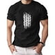 thumbnail image 1 of Camiseta de algodón puro para hombre con marca de neumático y ajuste cómodo, 1 of 5