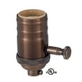thumbnail image 4 of B&P Lamp® Edison Size Full Dimmer Socket in Bronze Finish, 4 of 4