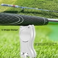 thumbnail image 6 of Golf Divot Tool with Magnetic Ball Marker, Divot Repair Tool, Foldable Fork - Fix Divots, Clean Clubs and Cleats, U Shape Bottom Club Holder, White, 6 of 9