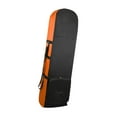 thumbnail image 2 of Bolsa de golf, bolsa para carrito, fácil de llevar, portátil, plegable, versátil, transporte de equipo con ruedas, funda para palos de golf, estuche Naranja, 2 of 8
