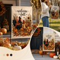 thumbnail image 5 of SDJMa Welcome Fall Chicken Garden Flag 12x18 Inch, Rustic Farm Animal Printed Yard Flag for Outdoor Autumn Harvest Thanksgiving Farmhouse Home Decor, 5 of 5