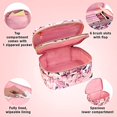 thumbnail image 4 of Conair, Sophia Joy, Double Zip Train Case, Floral, 1 Piece, 4 of 5