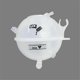 thumbnail image 5 of 1K0121407A Engine Radiator Coolant Tank Reservoir Black Cover, 5 of 5