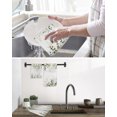 thumbnail image 5 of Sage Green Eucalyptus Leaves Kitchen Dish Towels for Drying Dishes Set of 3, Spring Botanical Floral Waffle Weave Microfiber Hand Tea Bathroom Towels Quick Dry & Absorbent Towel 15.7x23.6, 5 of 7