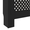 thumbnail image 5 of vidaXL Cache-Radiateur MDF Noir 205 cm, 5 of 5