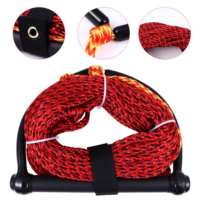 CTIRCHIU Waterski Rope Wakeboarding Rope with Handle Nylon 1Set for Beginners