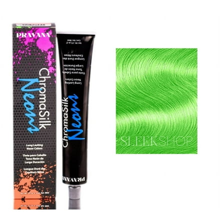 PRAVANA ChromaSilk, Hair Color Vivids (Neon Green) 3 Fl 0z