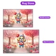 thumbnail image 5 of Happy Valentine’s Day Adorable Cocker Spaniel Puppy Holding Heart Balloon Indoor Rug Cockers Dog Lover Gifts Carpet Living Bed Room Sofa Home Decor - 00030, 5 of 5