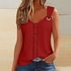 thumbnail image 2 of Pantalones cargo para mujer,Camisola para mujer, camiseta sin mangas, corte holgado, cuello redondo, ropa informal, uso doméstico, sopatenor, 2 of 8
